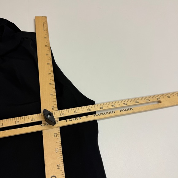 Joie Dress Womens Small Black Mini Silk Drop Waist Sleeveless Mock Neck - Picture 6 of 7